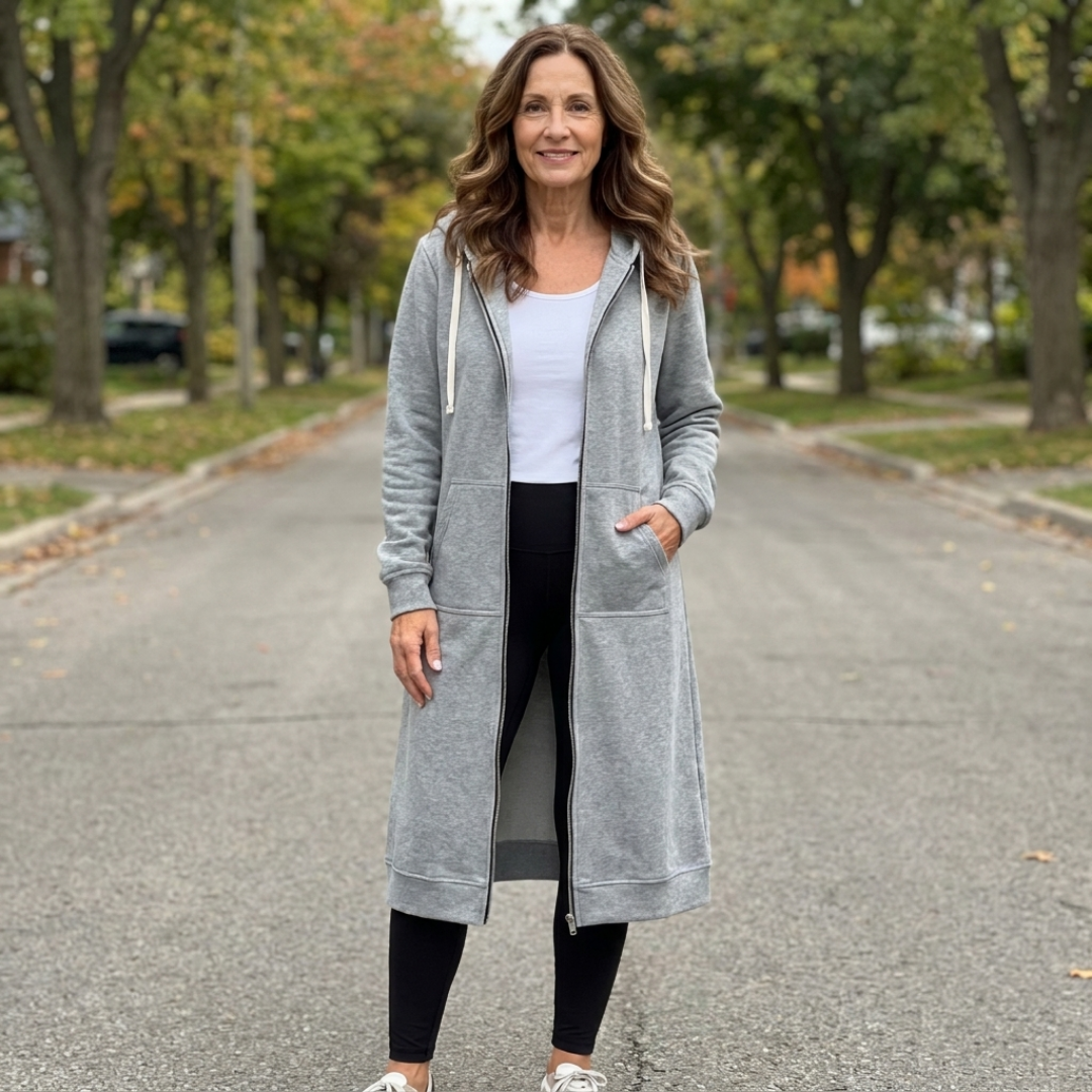 Brixley | Cardigan Long Zippé