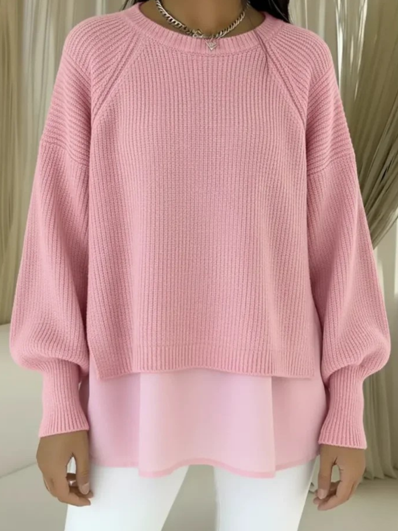 Clotilde | Pull Effet Deux Pièces