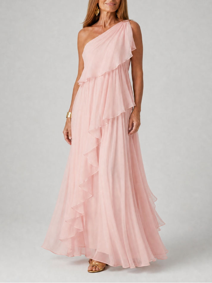 Tracey | Robe longue fluide et élégante en toute simplicité
