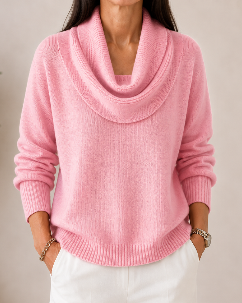 Caralina™ | Pull en Maille à Col Bénitier Élégant