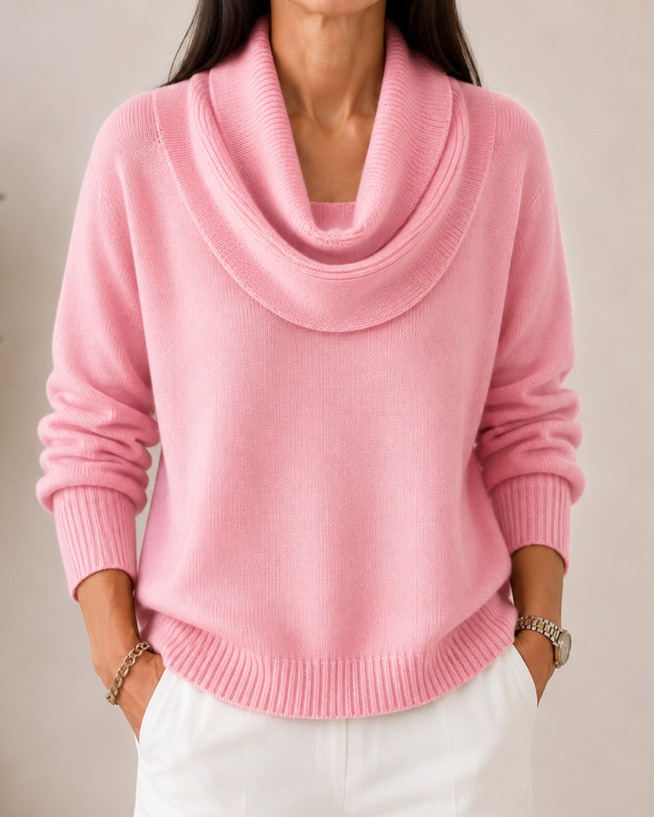 Caralina™ | Pull en Maille à Col Bénitier Élégant