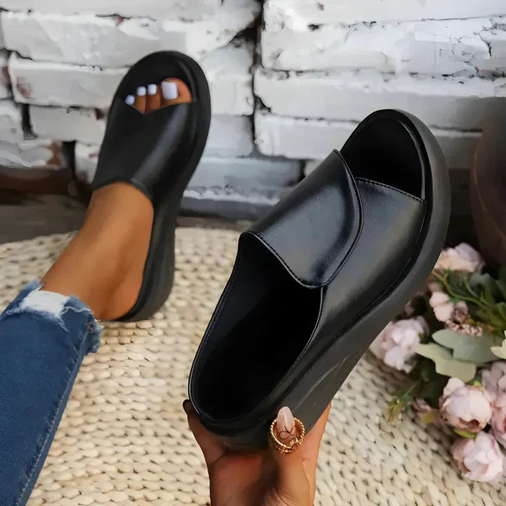 Eliza™ – Sandales compensées orthopédiques à enfiler