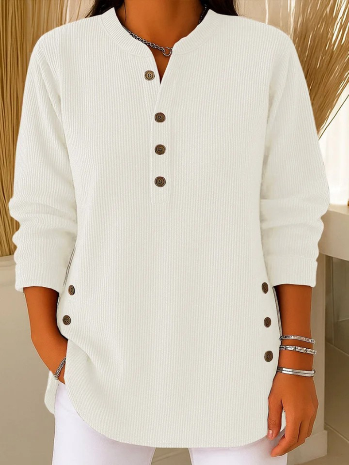 Noëlle | Tunique Henley avec Boutons