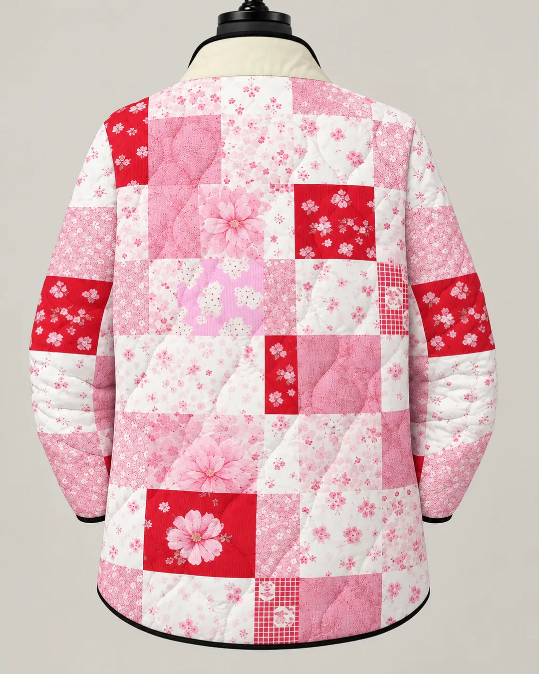 Rosalie | Veste Matelassée Floral Romantique