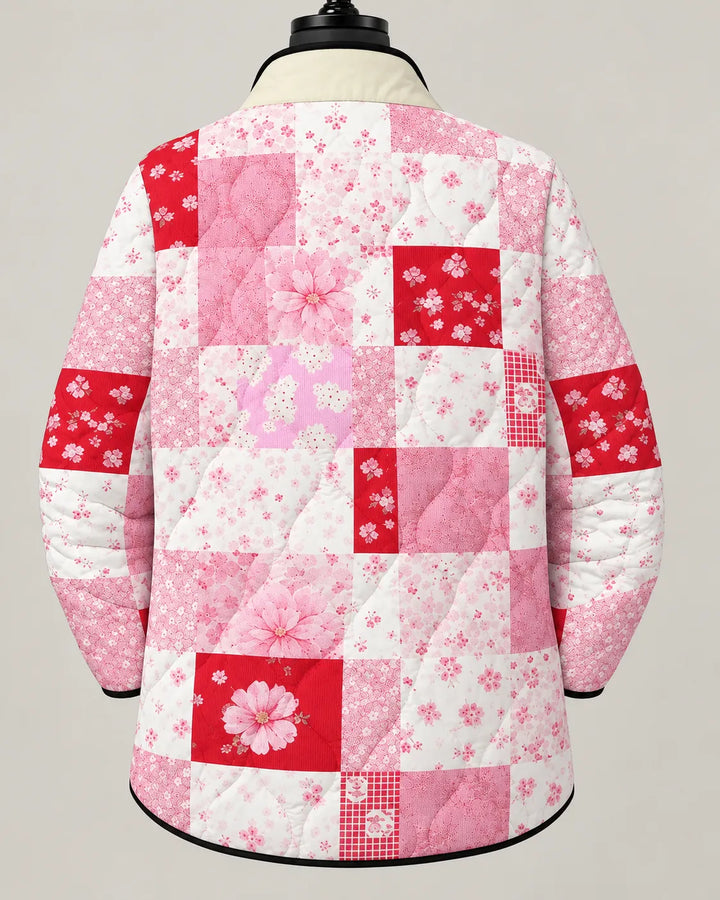 Rosalie | Veste Matelassée Floral Romantique