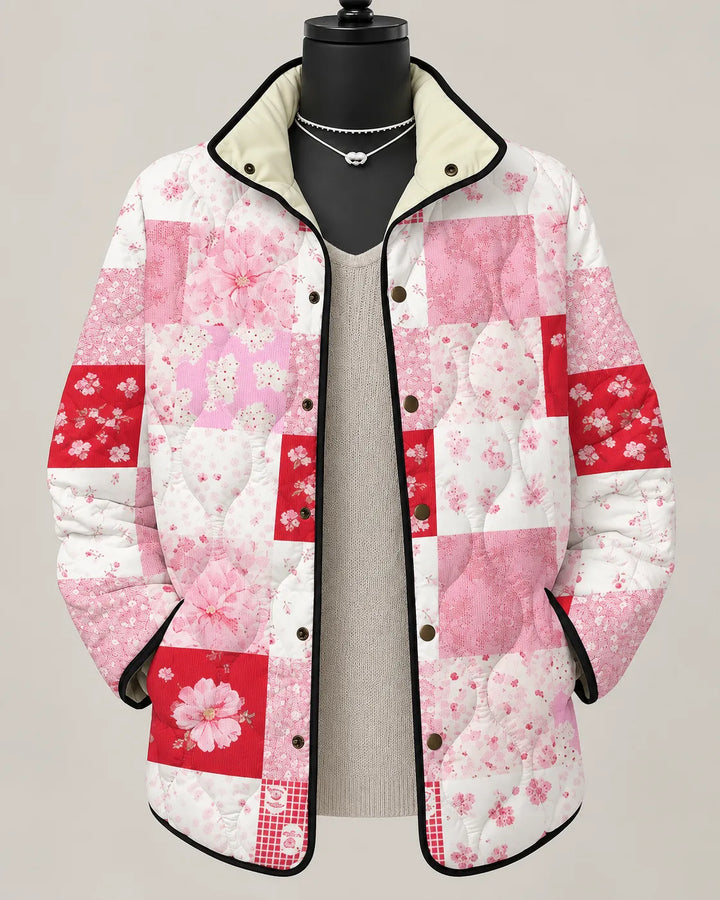 Delilah | Veste Matelassée Marguerites