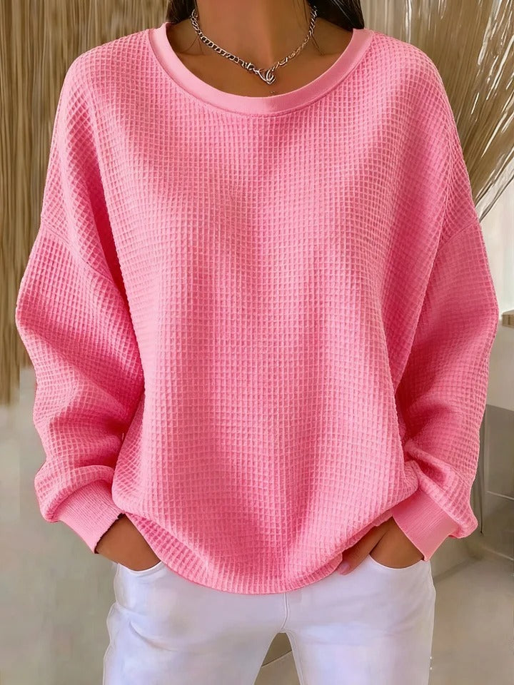 Nathalie | Pull Gaufré Classique