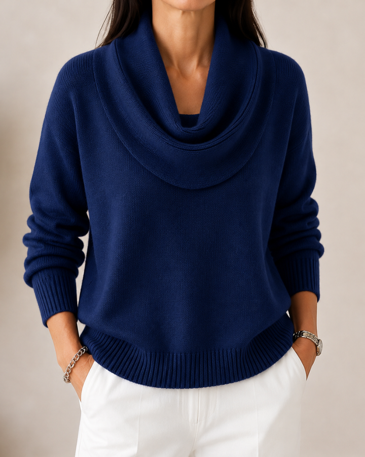 Caralina™ | Pull en Maille à Col Bénitier Élégant