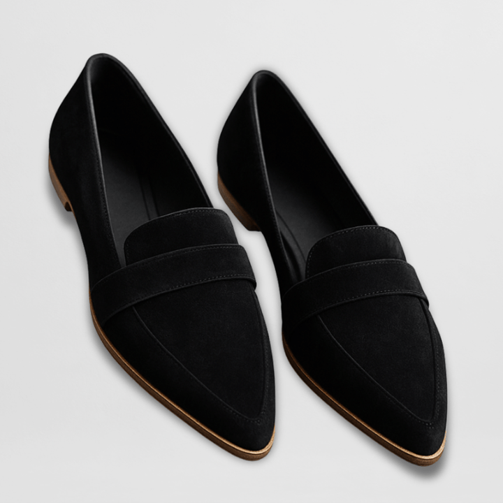 Élodie – Élégants mocassins plats en suédine douce et souple