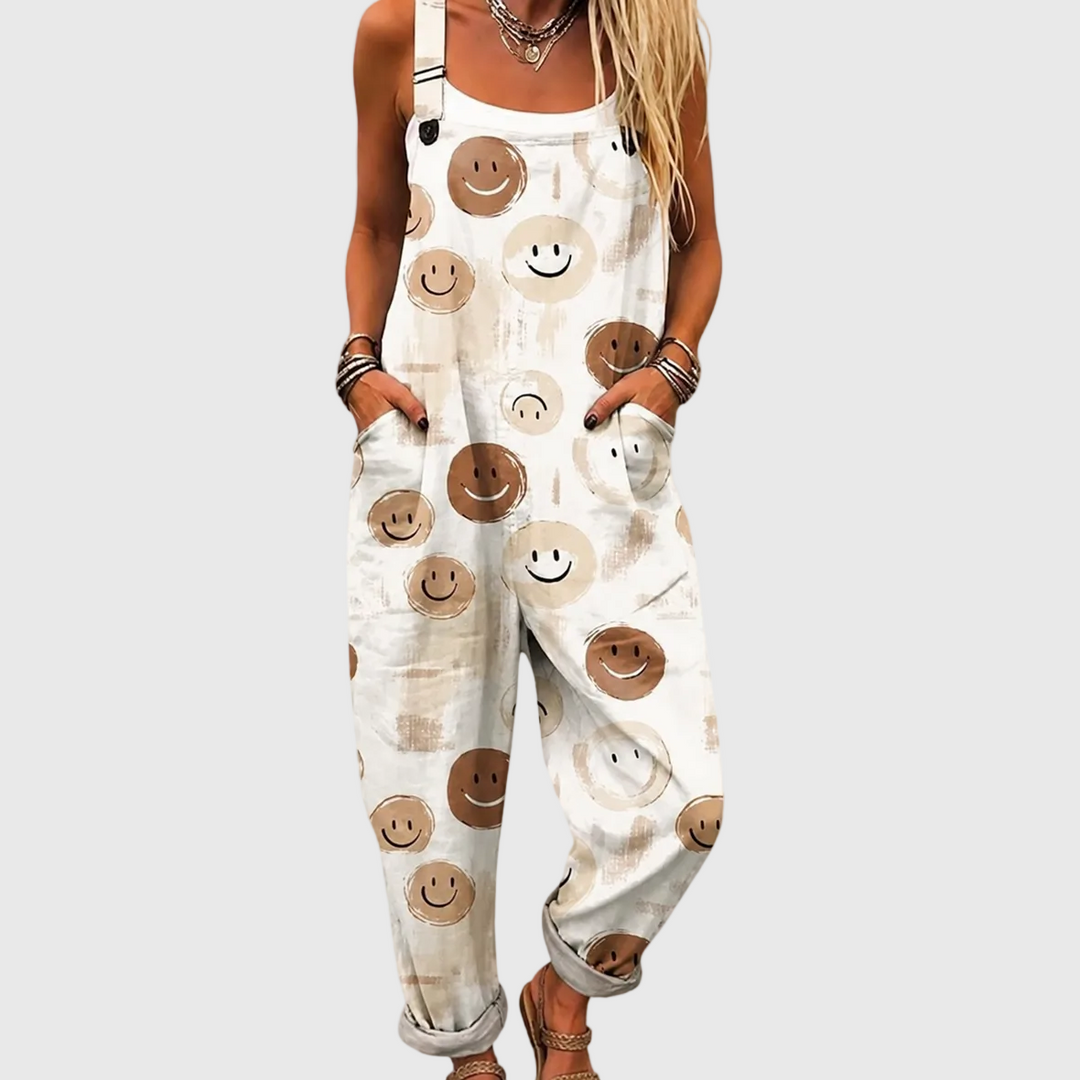 Salopette beige Sorrisi