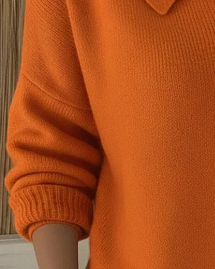 Véronique | Veste en Tricot avec Col Chemise