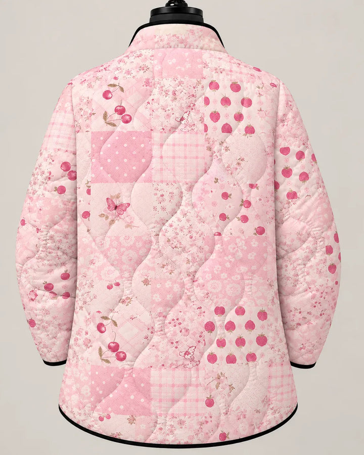Lillian | Veste Matelassée Baies Douces