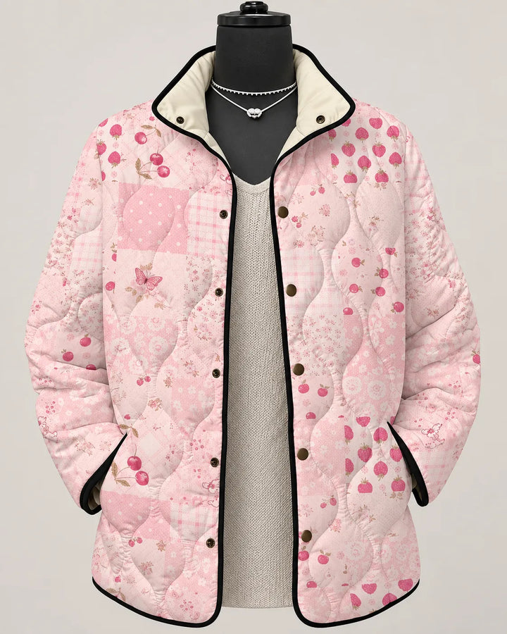 Lillian | Veste Matelassée Baies Douces