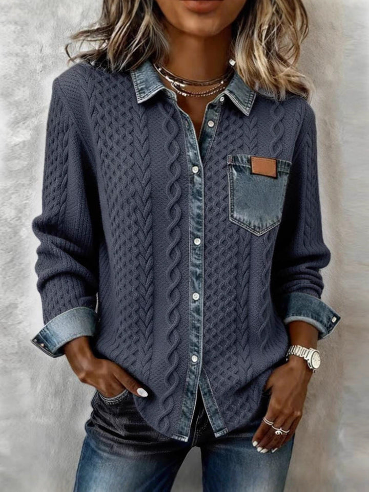 Claire | Chemise Maille Torsadée