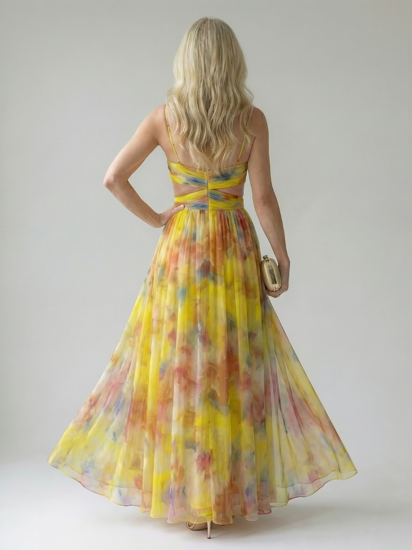 Isel™ Robe longue portefeuille tout en douceur