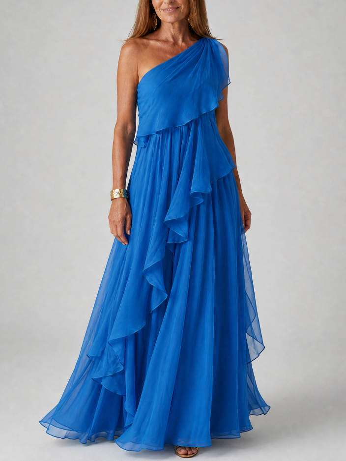 Tracey | Robe longue fluide et élégante en toute simplicité