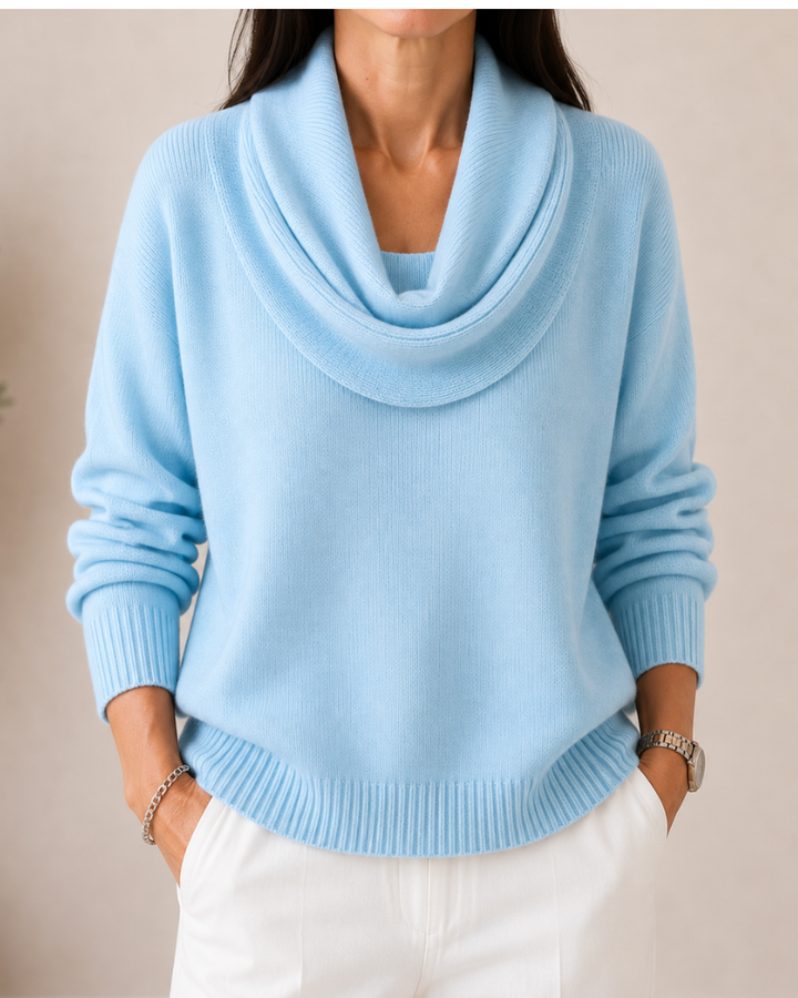 Caralina™ | Pull en Maille à Col Bénitier Élégant