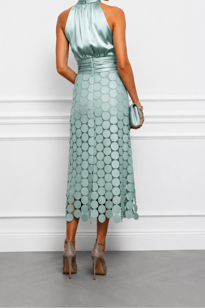 Celine | Robe Midi Élégante de Cérémonie