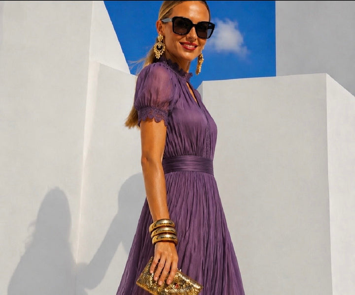 Lamberty™ | Robe en Chiffon Élastique