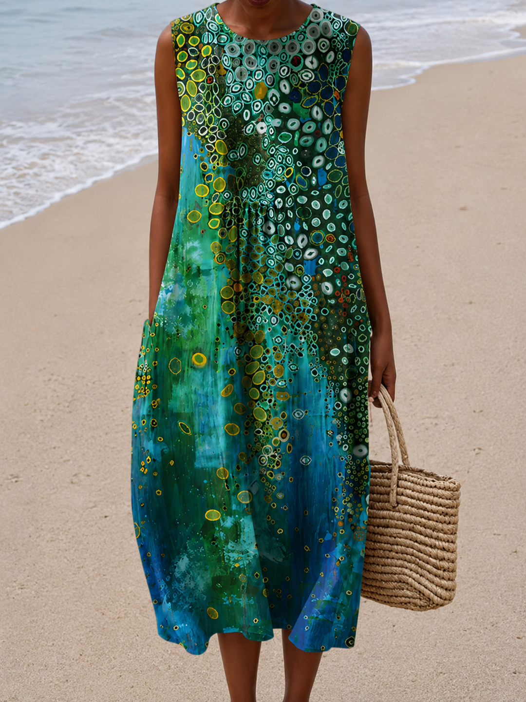 Robe midi Zara™ Reef