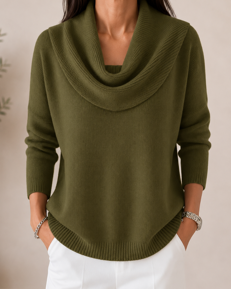 Caralina™ | Pull en Maille à Col Bénitier Élégant