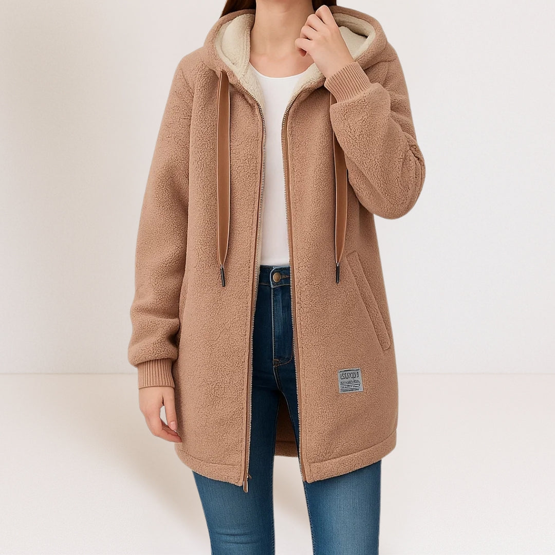 Marceline | Veste à capuche douillette pour un style quotidien sans effort