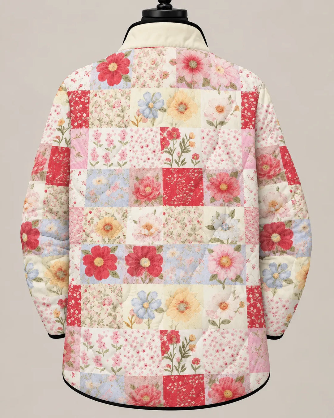 Eliana | Veste Matelassée Fleurs des Champs