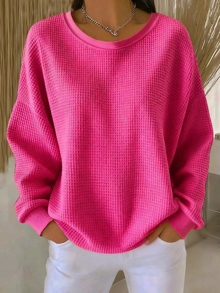 Nathalie | Pull Gaufré Classique