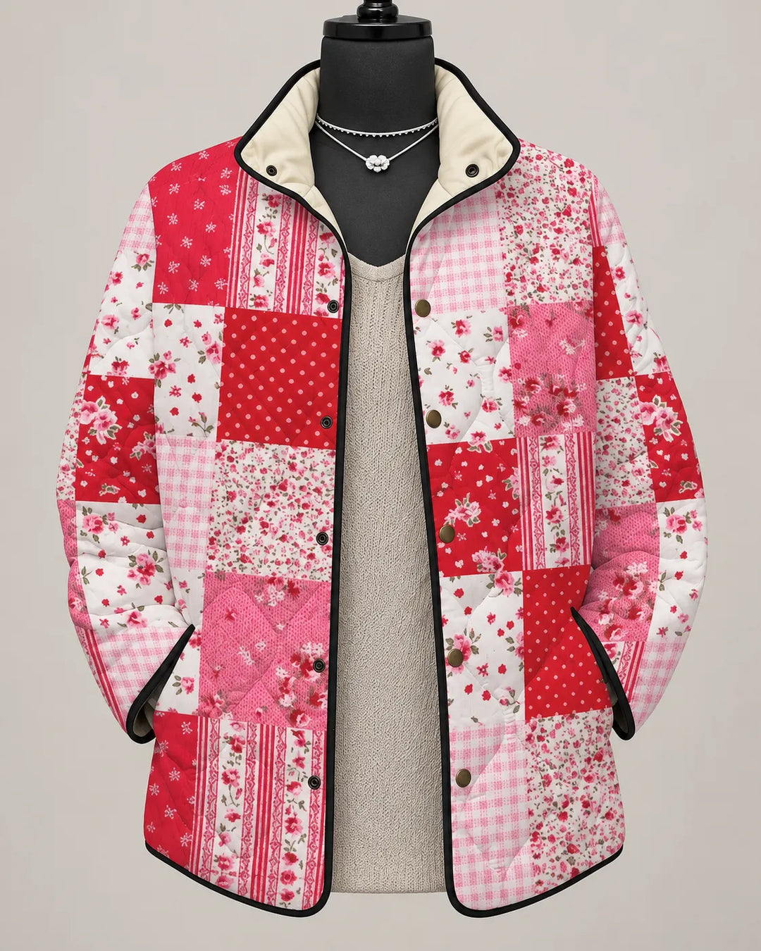 Vivienne | Veste Matelassée Prairie Fleurie