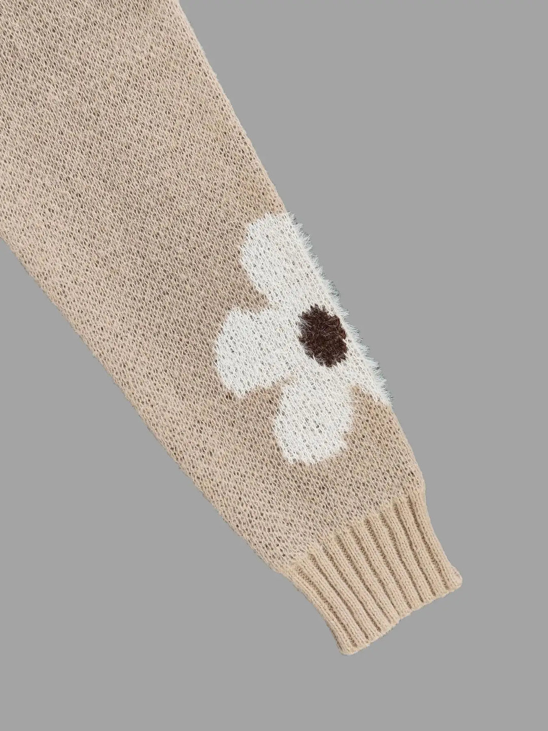 Daisy | Pull en maille à motif floral
