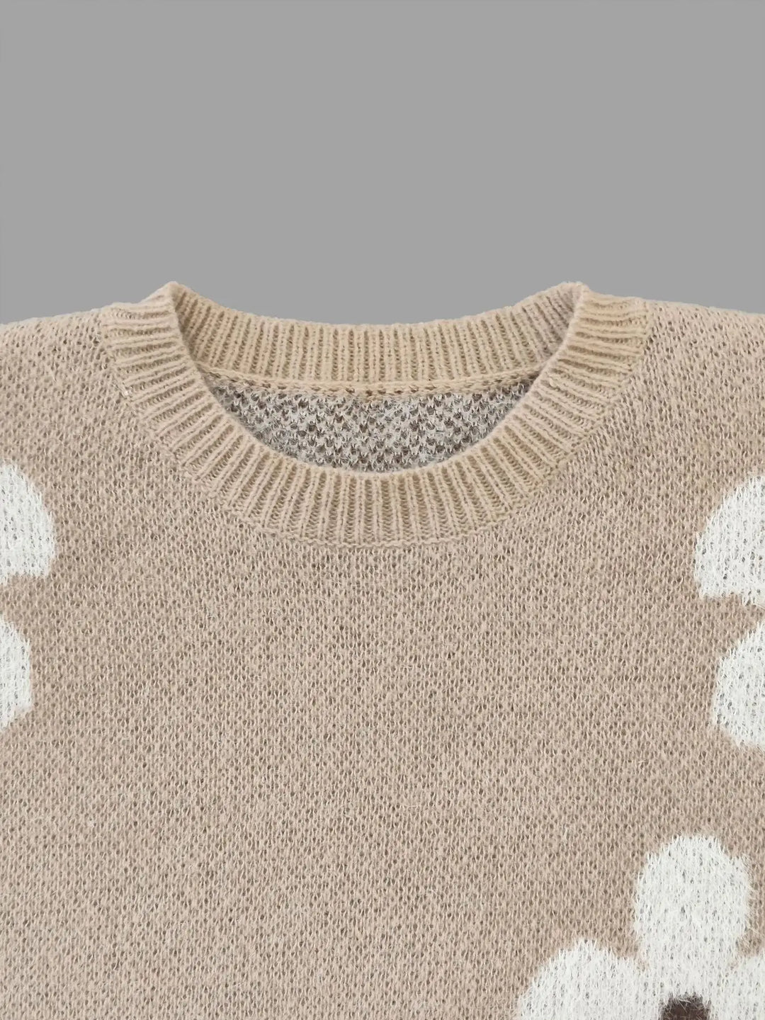 Daisy | Pull en maille à motif floral