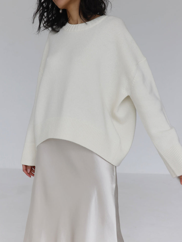 Heidi | Pull à col rond oversize décontracté