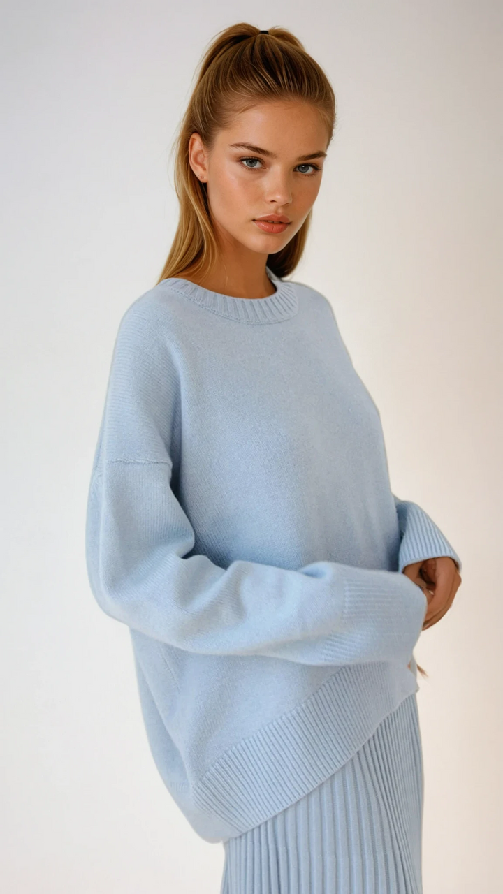 Heidi | Pull à col rond oversize décontracté