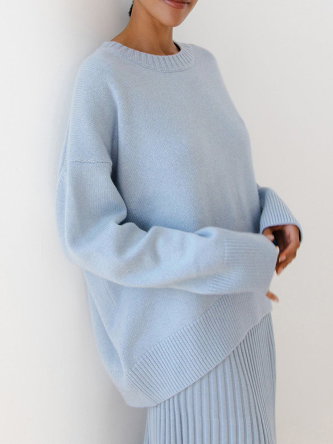 Heidi | Pull à col rond oversize décontracté