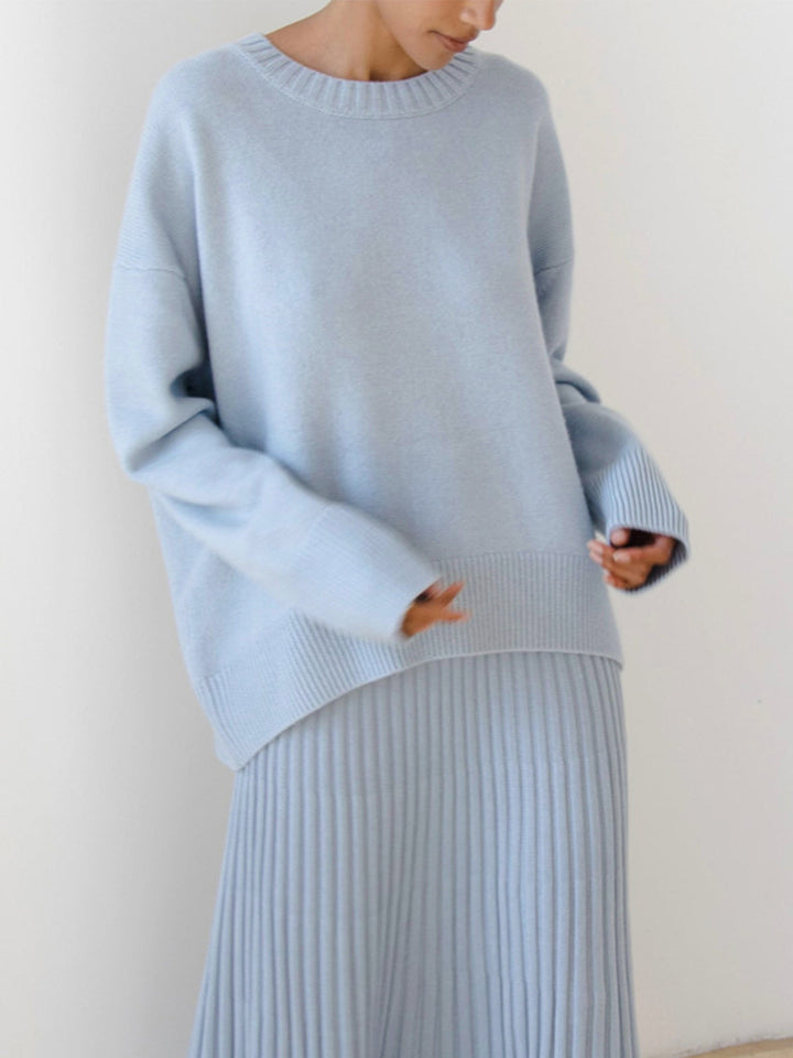 Heidi | Pull à col rond oversize décontracté