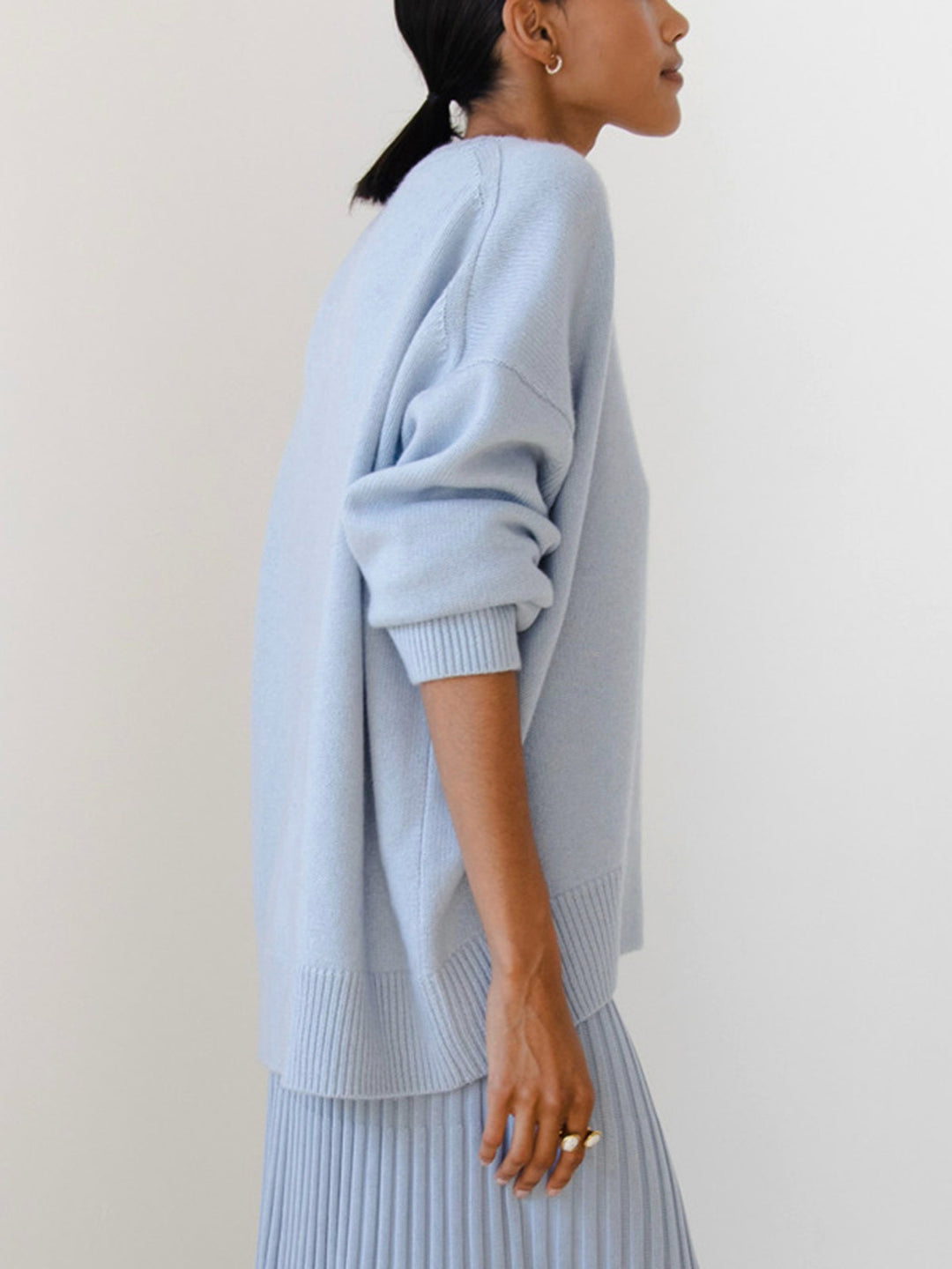 Heidi | Pull à col rond oversize décontracté