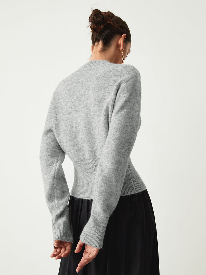 Rosalind | Pull en maille doux à demi-zip