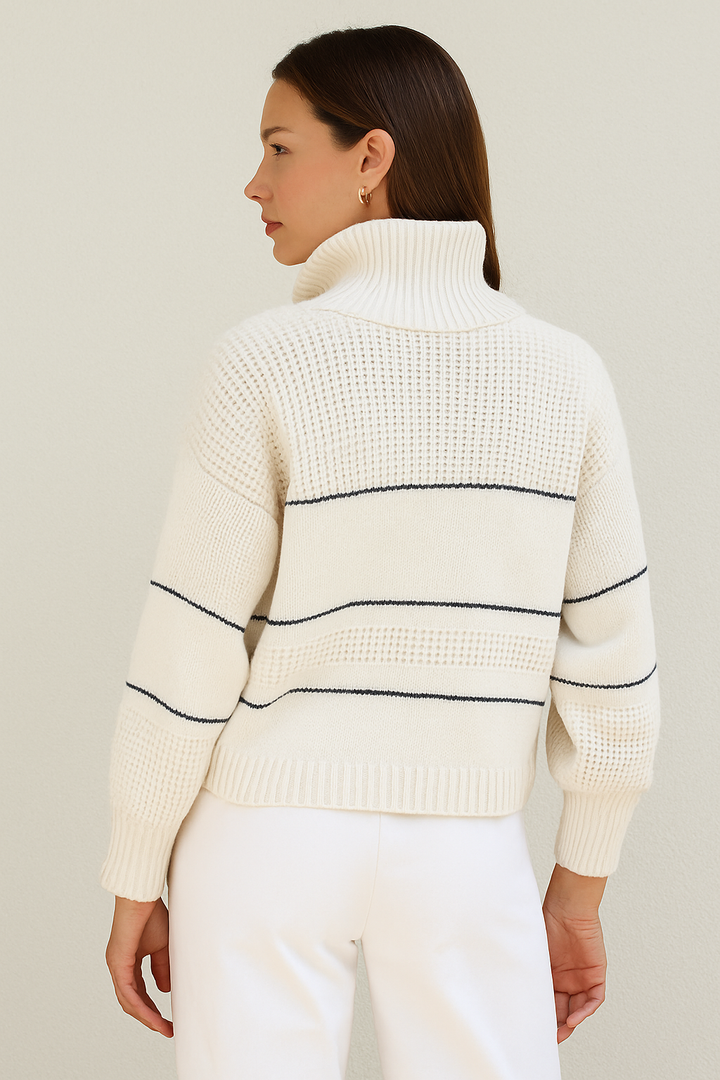 Tallulah | Pull en maille à col boutonné
