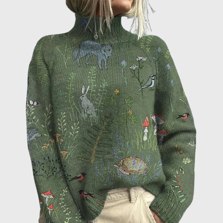 Guinevere | Pull en maille douillet à col montant