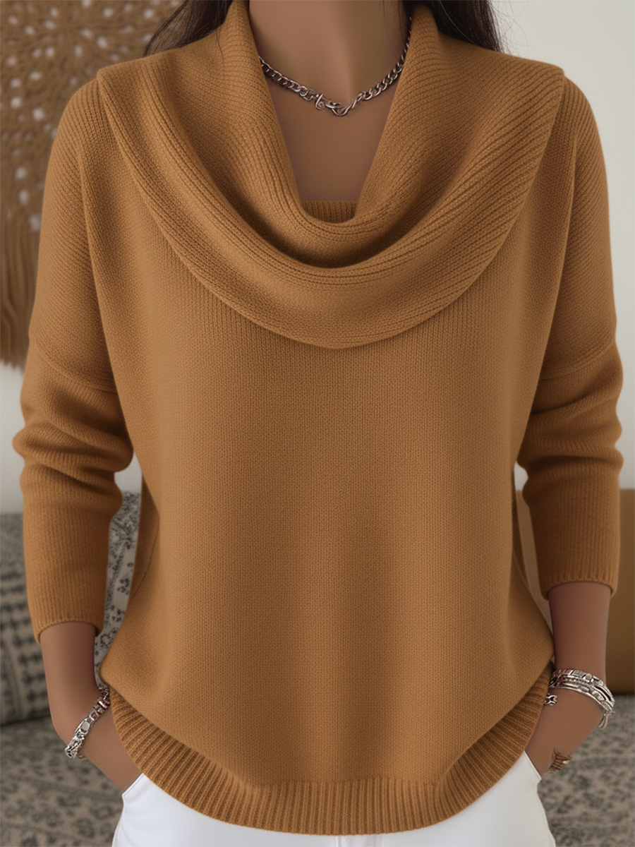 Gwyneth | Pull douillet à col bénitier
