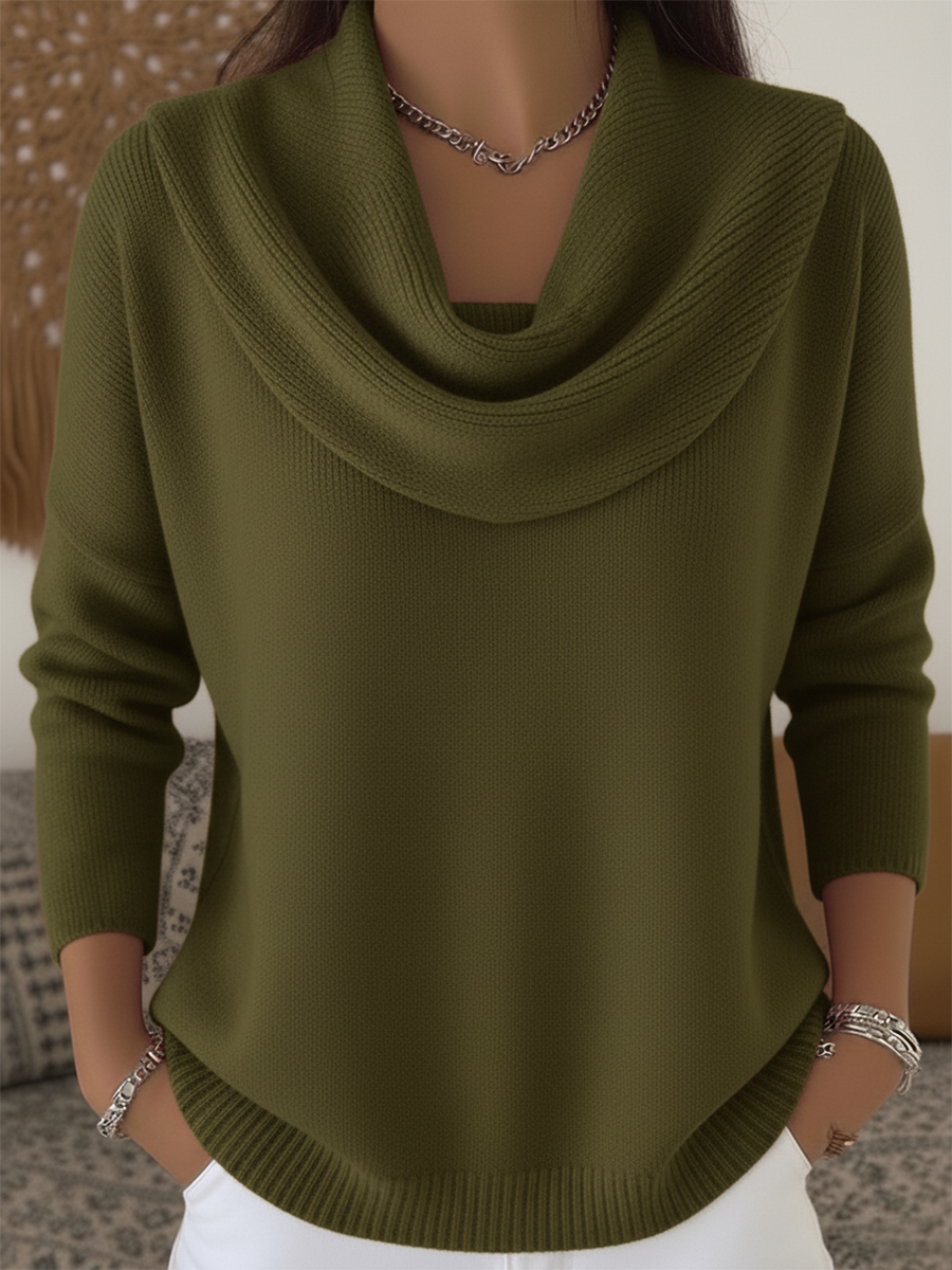 Gwyneth | Pull douillet à col bénitier