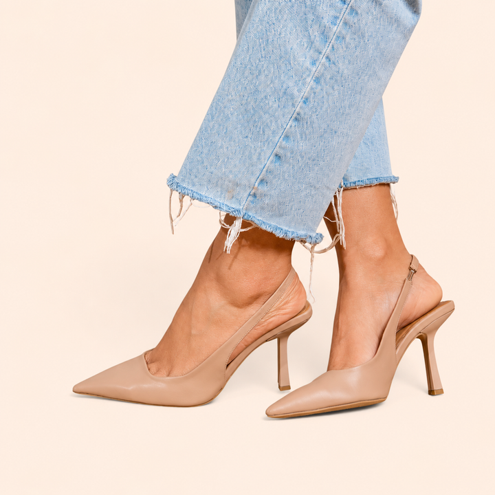Isabella – Élégants escarpins slingback confortables à talon fin