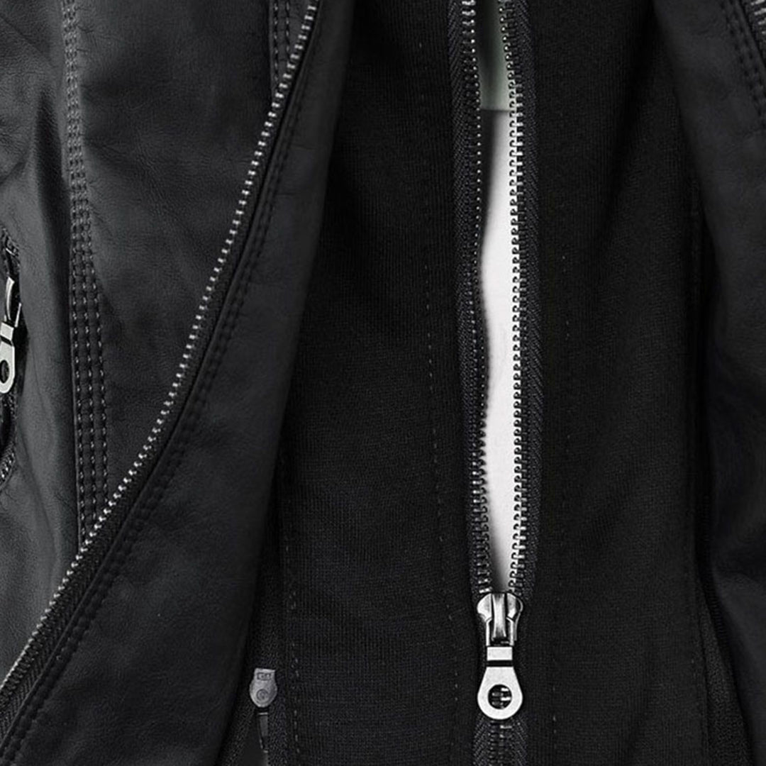 Callista | Veste moto élégante à capuche