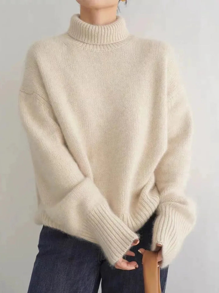 Nathalie | Pull Col Roulé Oversize