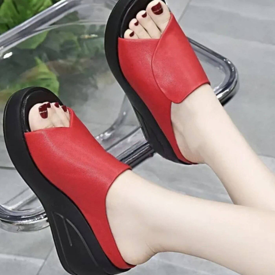 Eliza™ – Sandales compensées orthopédiques à enfiler