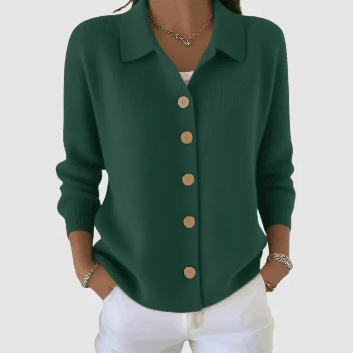 Riah™ | Cardigan en Maille Boutonné
