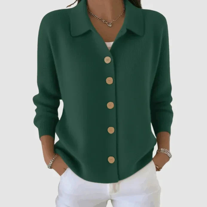 Riah™ | Cardigan en Maille Boutonné