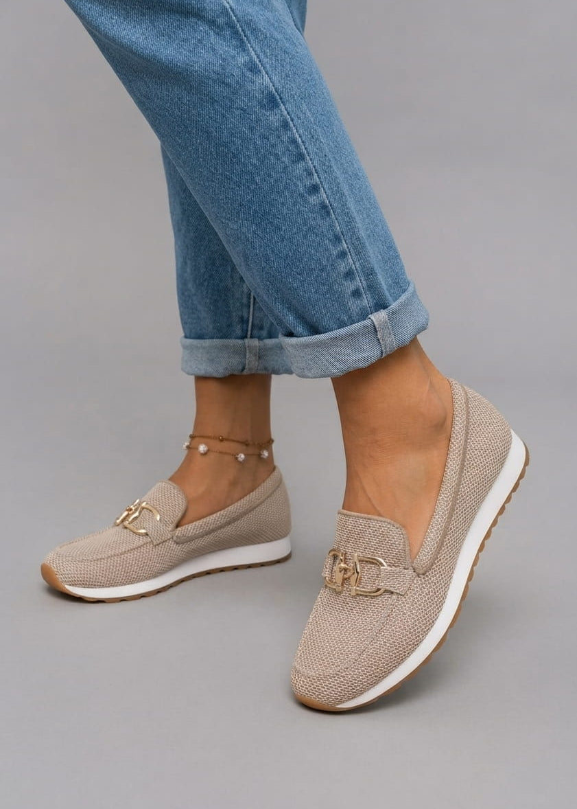 Sophie – Mocassins élégants et confortables avec détail doré