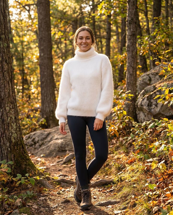 Saskia | Pull doux à col roulé