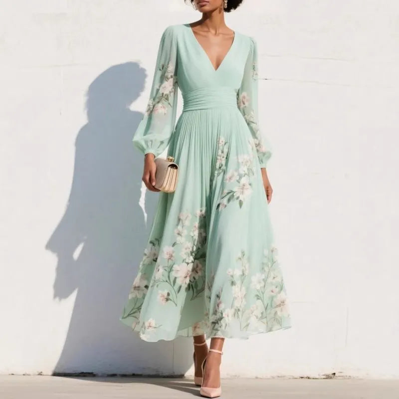 Nadia™ | Robe en Chiffon Imprimé